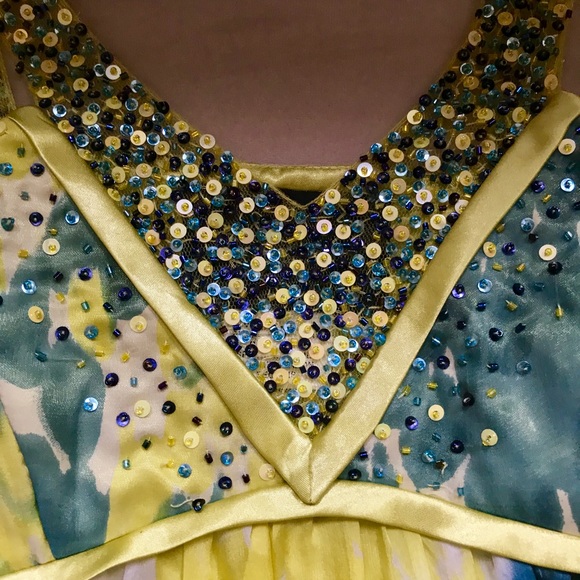 The Collection by Sarasara beaded silk strap dress - Picture 3 of 6